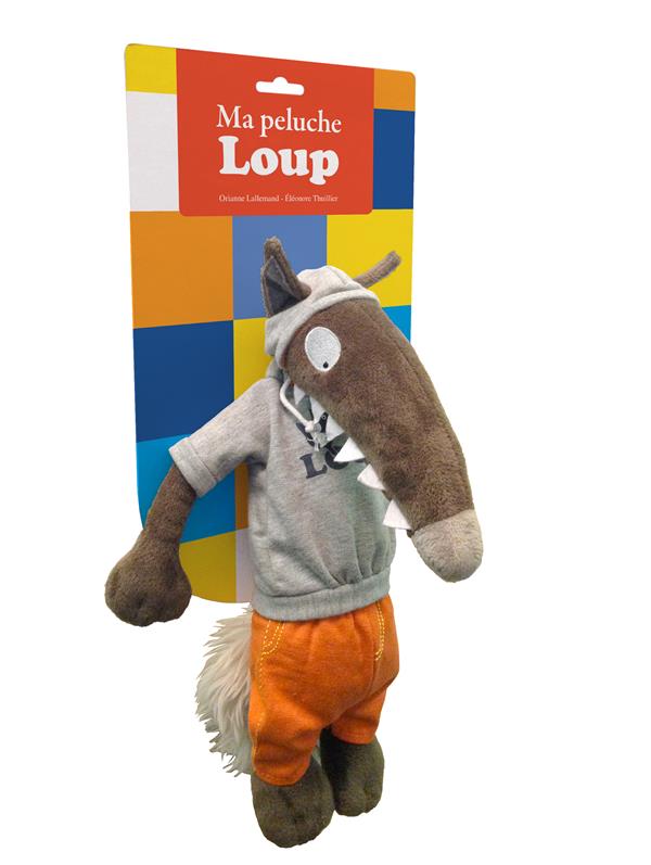 Ma peluche Loup habillée ; sportswear - flash vidéo