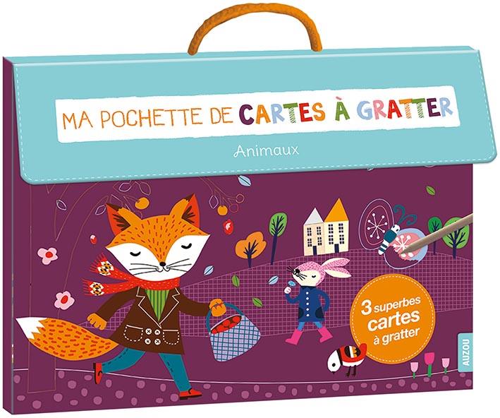 Ma pochette de cartes à gratter ; animaux - flash vidéo