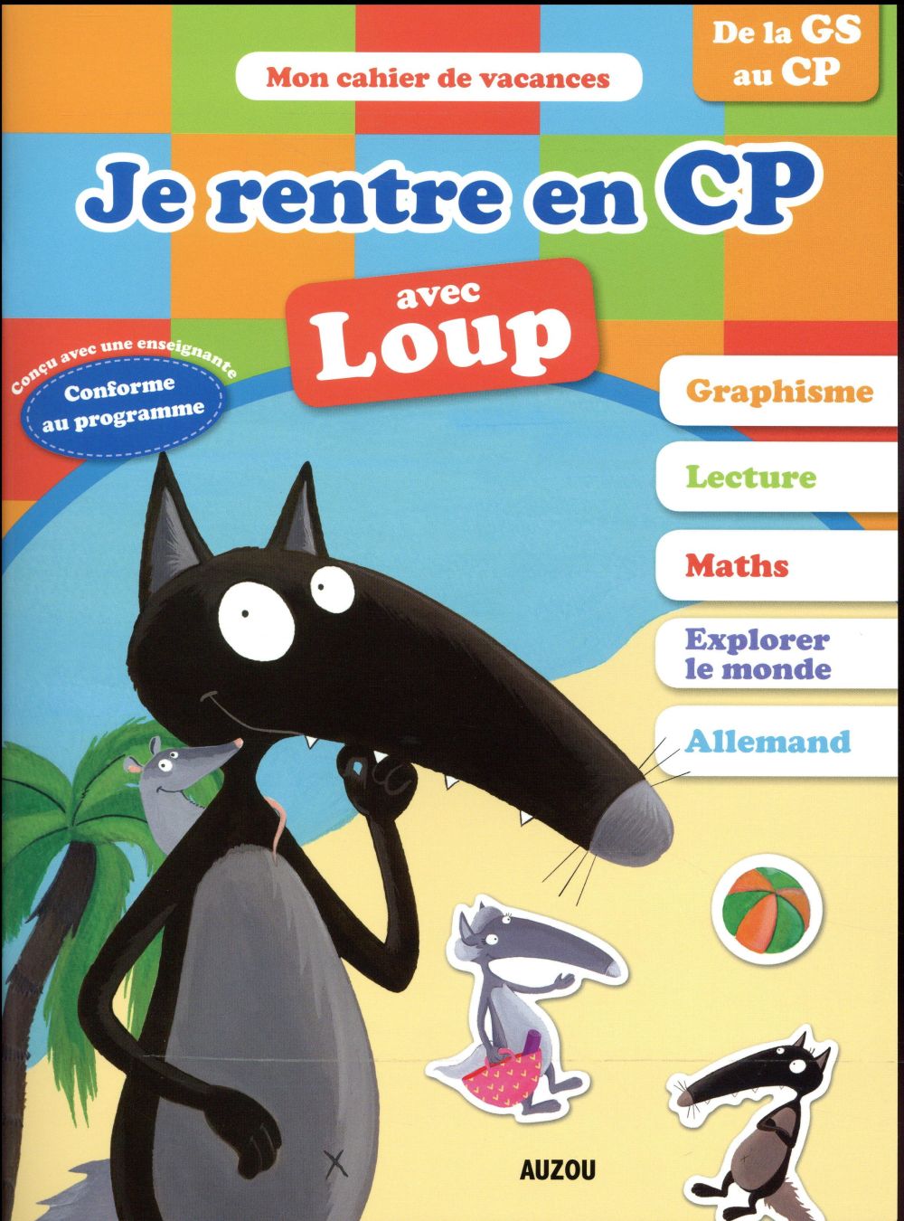 Cahier de vacances : je rentre en CP allemand avec Loup - flash vidéo