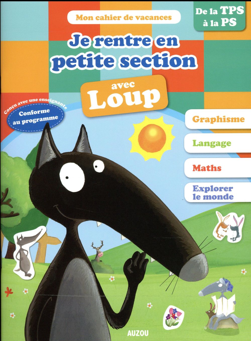 Cahier de vacances : je rentre en petite section avec Loup - flash vidéo