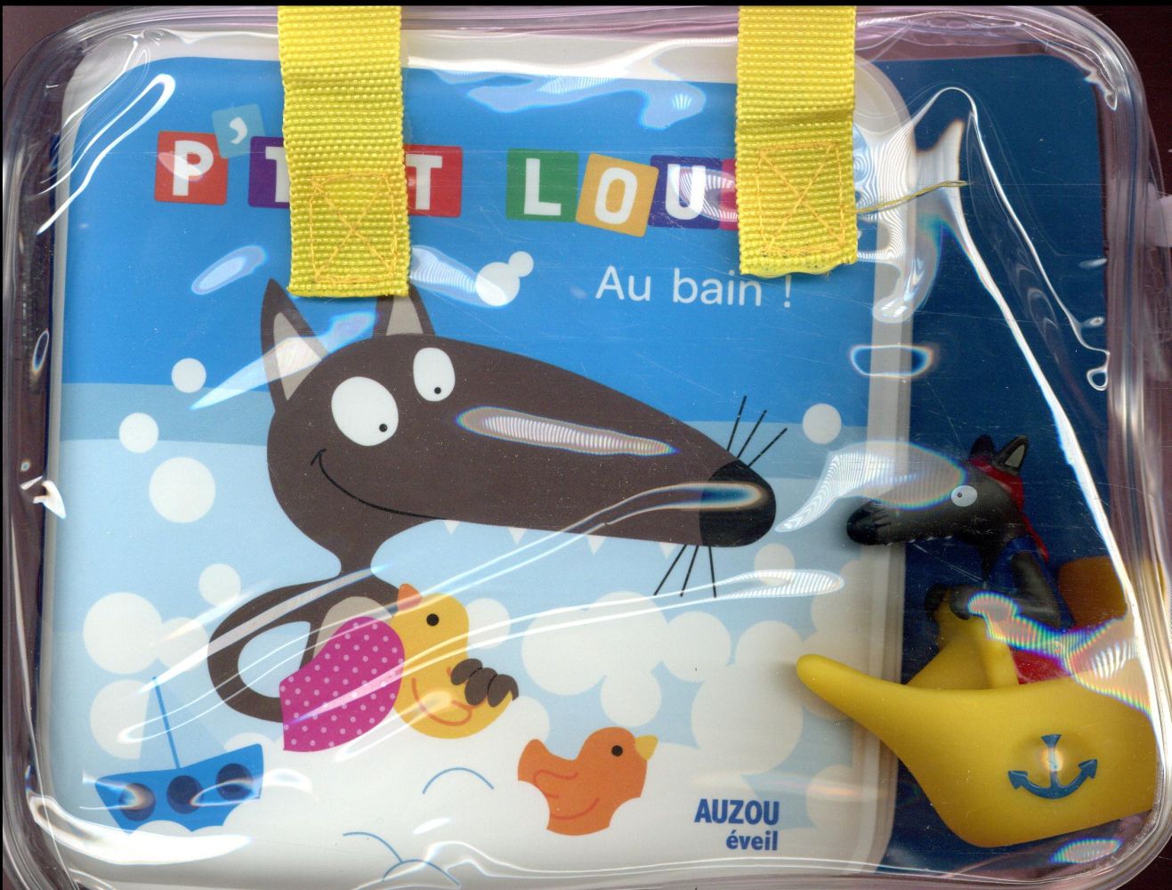 Ma valisette de bain P'tit Loup avec jouet ; au bain ! - flash vidéo