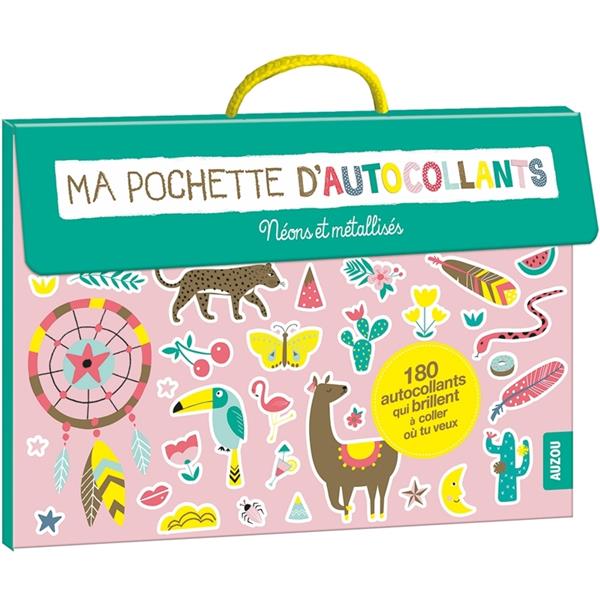 Ma pochette d'autocollants néons et métalisés - flash vidéo