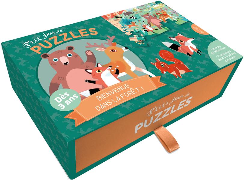 P'tits jeux de puzzle ; bienvenue dans la forêt - flash vidéo