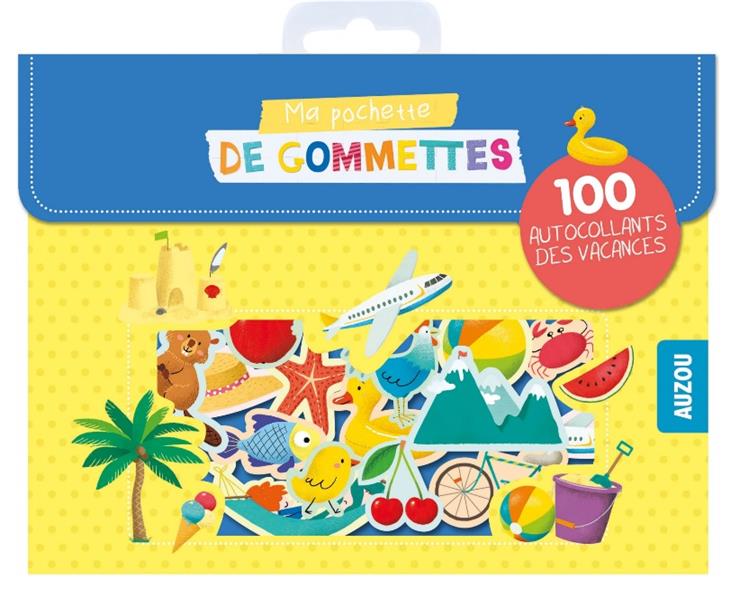 Ma pochette de gommettes : 100 autocollants des vacances - flash vidéo