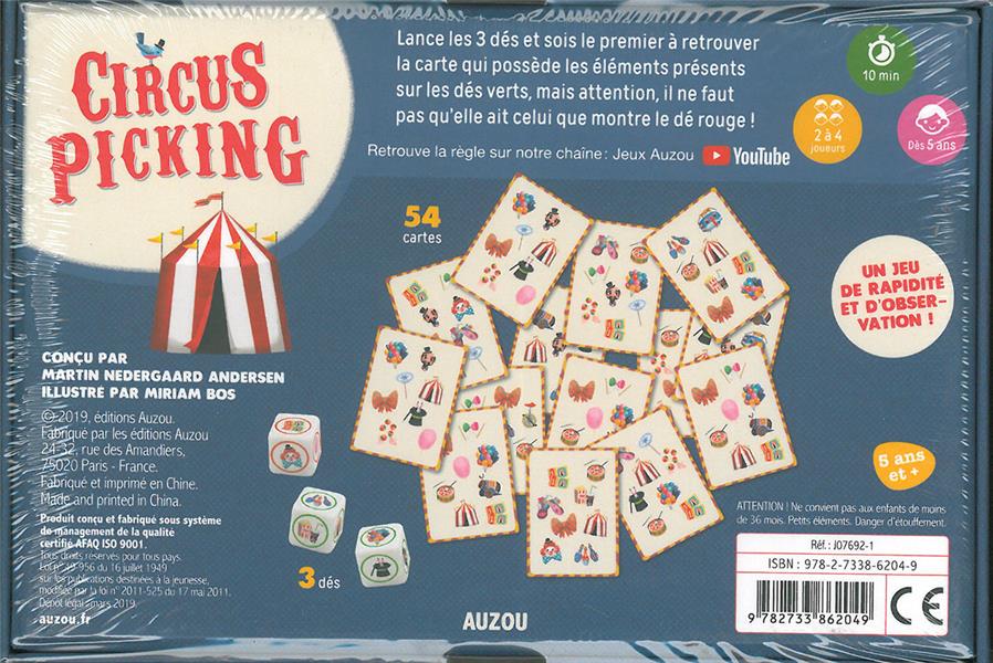P'tits jeux : circus picking - flash vidéo