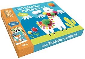 Mes tableaux pompons ; animaux - flash vidéo