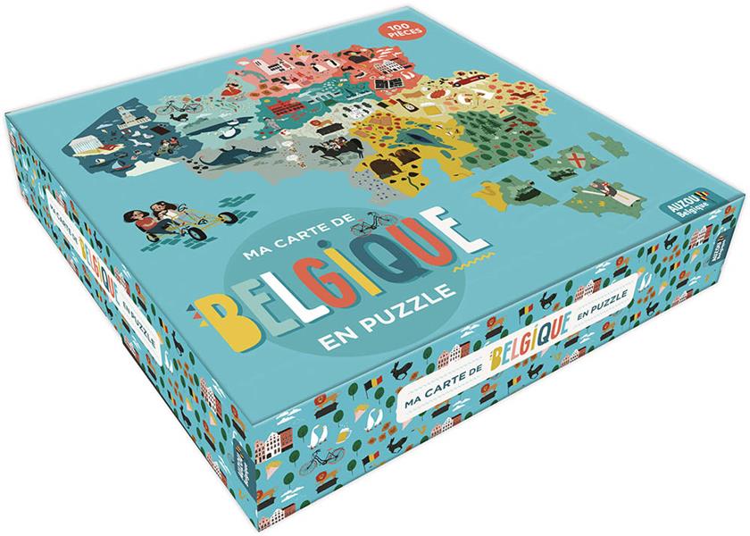 Ma carte de Belgique en puzzle - flash vidéo