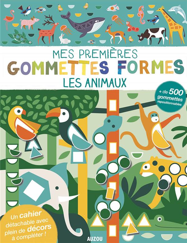 Mes premières gommettes formes : les animaux - flash vidéo