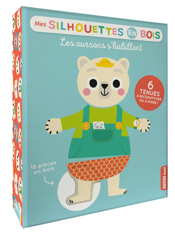 Mes silhouettes en bois : les oursons s'habillent - flash vidéo