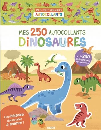 Mes 250 autocollants dinosaures ; + de 250 autocollants repositionnables - flash vidéo