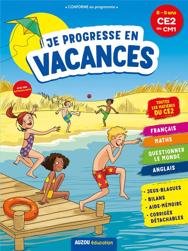 Cahier de vacances : je progresse en vacances ; CE2 au CM1 - flash vidéo