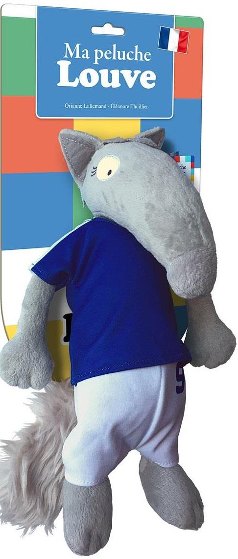 La peluche louve foot - flash vidéo