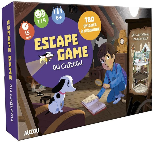 Grand jeu ; escape game au château - flash vidéo