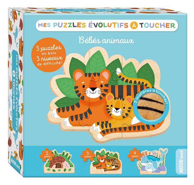 Mes puzzles évolutifs à toucher ; maman et bébé - flash vidéo