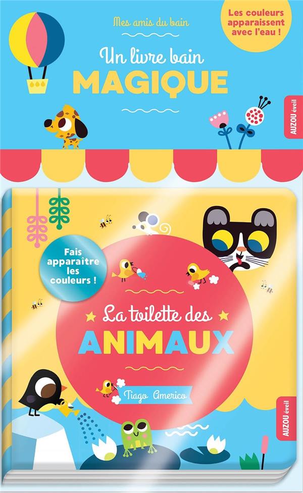 Un livre bain magique : la toilette des animaux - flash vidéo