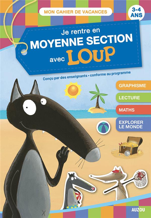 Cahier de vacances : Je rentre en Moyenne Section avec Loup - flash vidéo