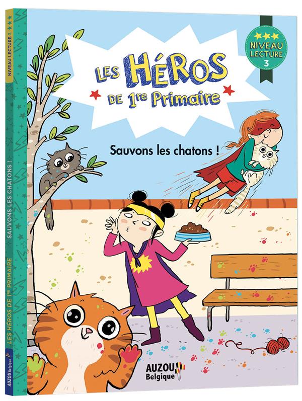 Les héros de 1re primaire ; Niveau 3 ; Sauvons les chatons ! - flash vidéo