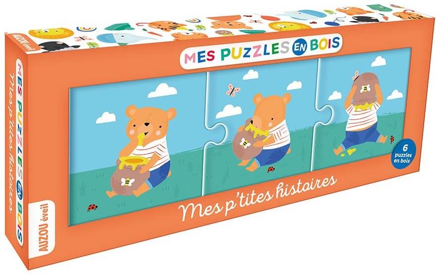 Mes puzzles en bois ; mes p'tites histoires - flash vidéo
