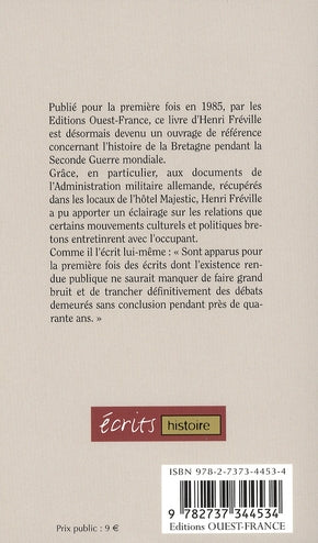 Archives secrètes de Bretagne (1940-1944)