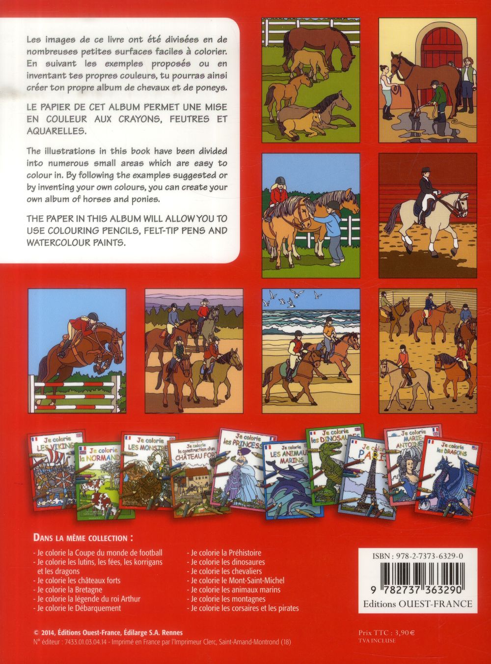 Je colorie : poneys et chevaux