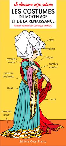Je découvre et je colorie les costumes du Moyen âge et renaissance - flash vidéo