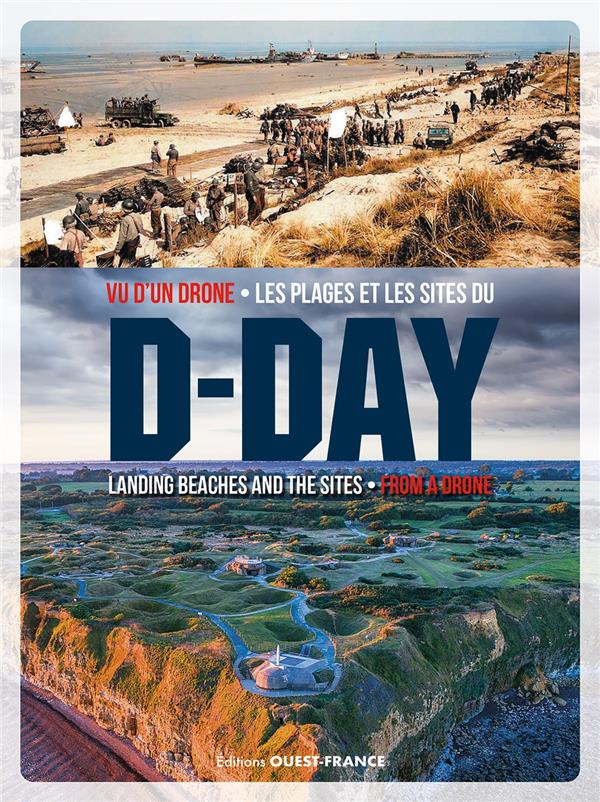 Vu d'un drone : Les plages et les sites du D-Day / Landing beaches and the sites : From a drone - flash vidéo