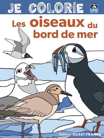 Je colorie : Les oiseaux du bord de mer