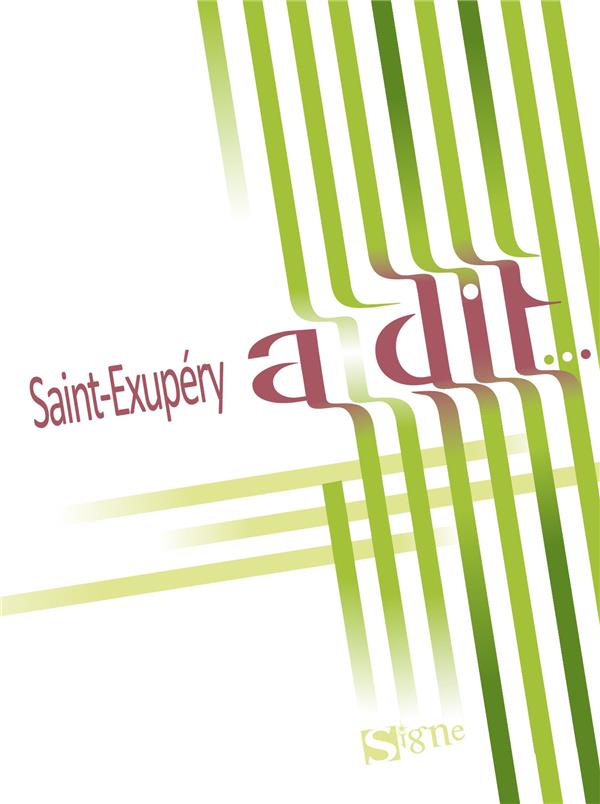 Saint-Exupéry a dit... - flash vidéo