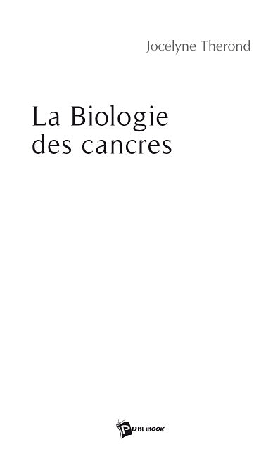 La biologie des cancres
