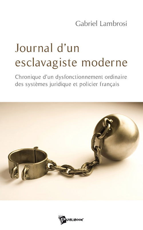 Journal d'un esclavagiste moderne ; chronique d'un dysfonctionnement ordinaire des systèmes juridique et policier français