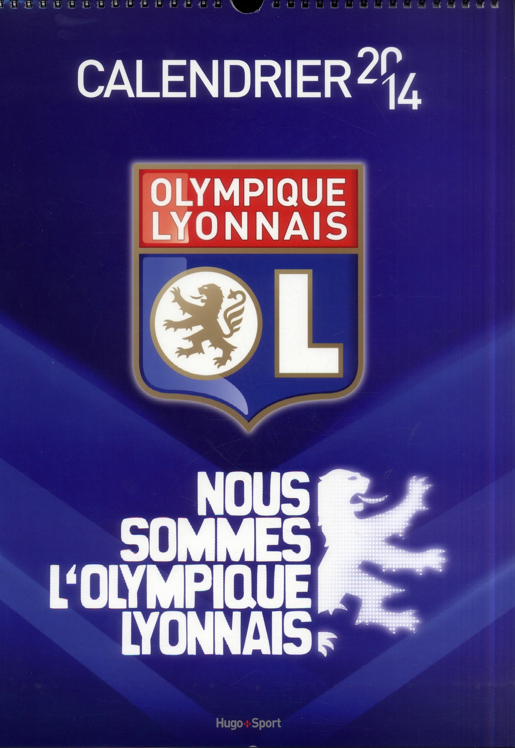 Calendrier mural de l'Olympique lyonnais 2014