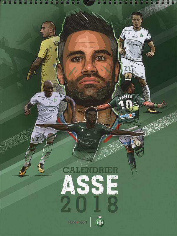 Calendrier mural as saint-etienne 2018 (édition 2018)