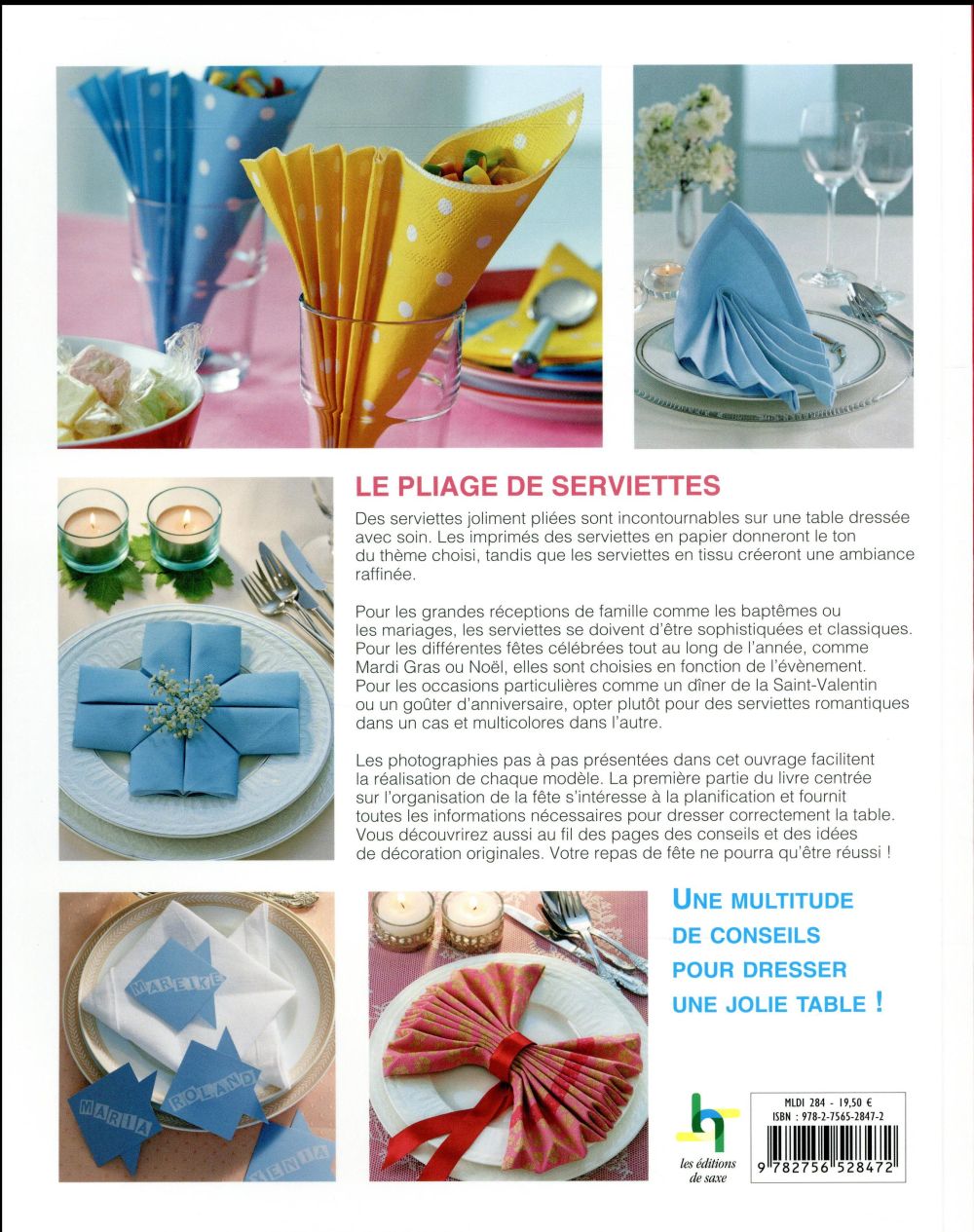 Le pliage de serviettes