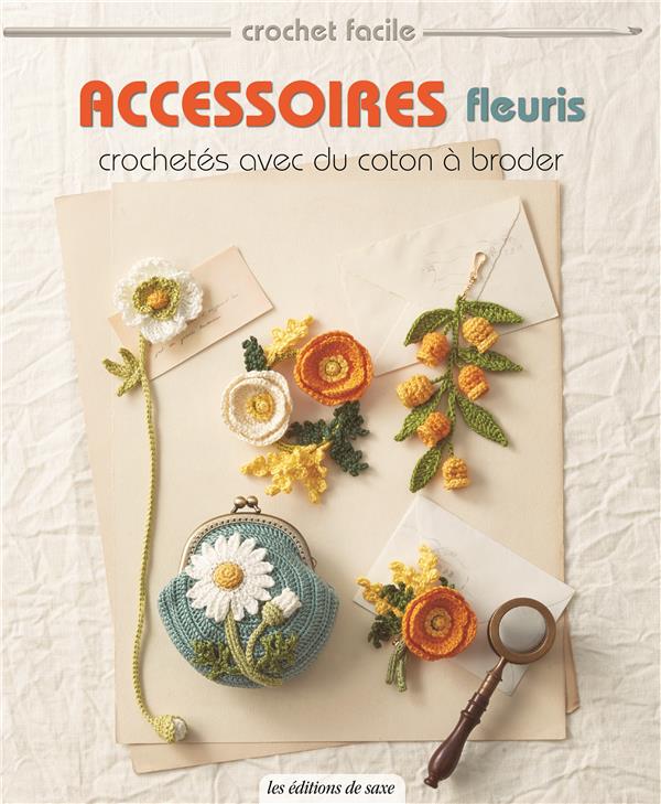 Accessoires fleuris crochetés avec du coton à broder - flash vidéo