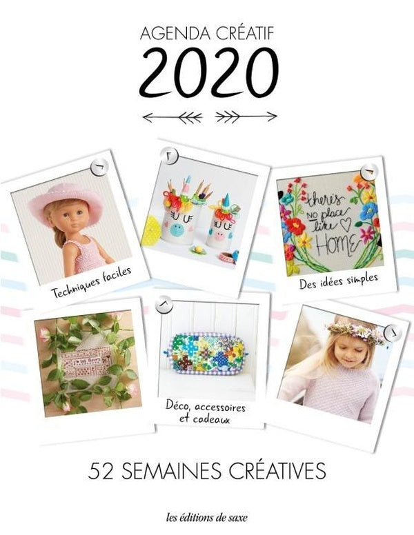 Agenda créatif ; 52 semaines ré-créatives (édition 2020)