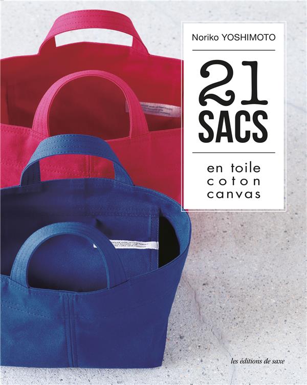 21 sacs en toile à coudre en pas a pas