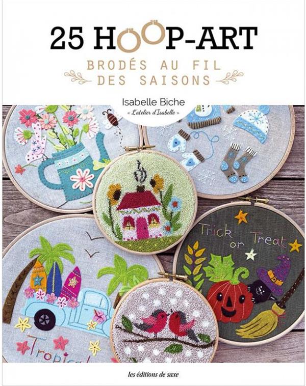 25 hoop-art brodés au fil des saisons - flash vidéo
