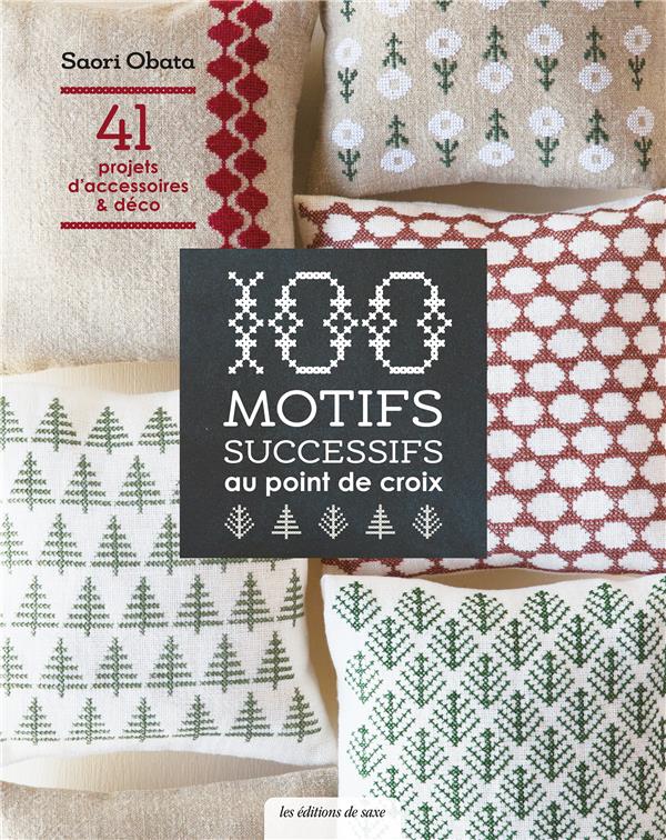100 motifs successifs au point de croix