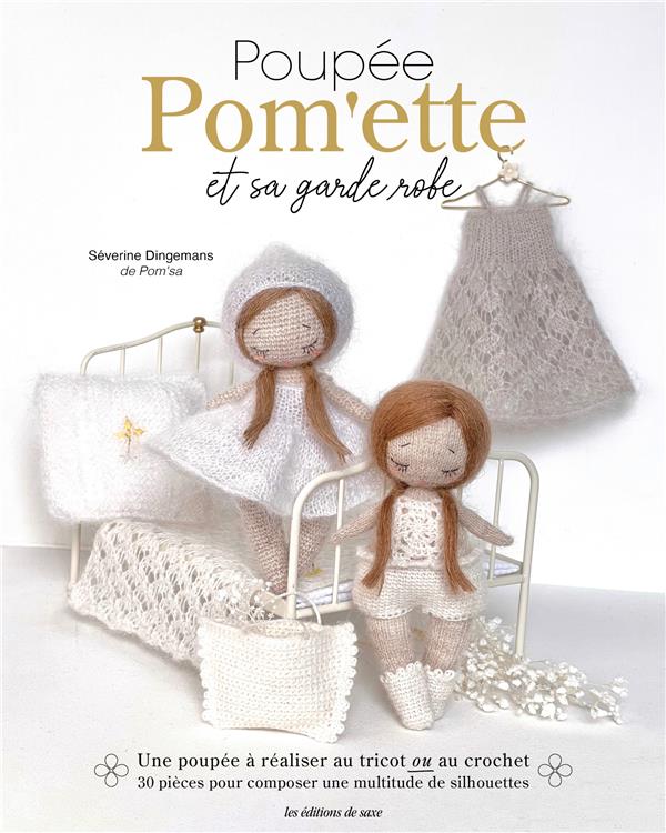 Poupée Pom'ette et sa garde-robe au tricot et au crochet - flash vidéo