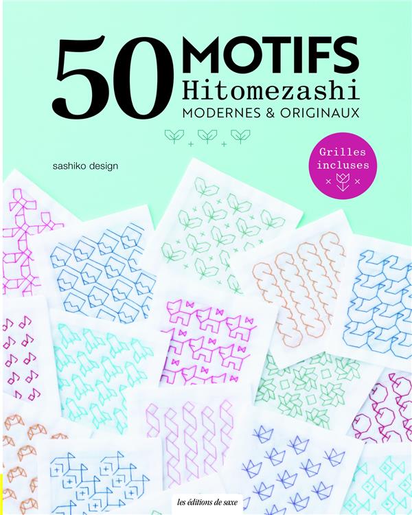 50 motifs Hitomezashi : Modernes & originaux