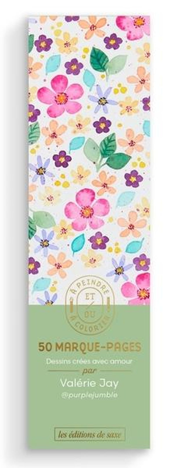 50 marques-pages à peindre et/ou à colorier par Purple Jumble