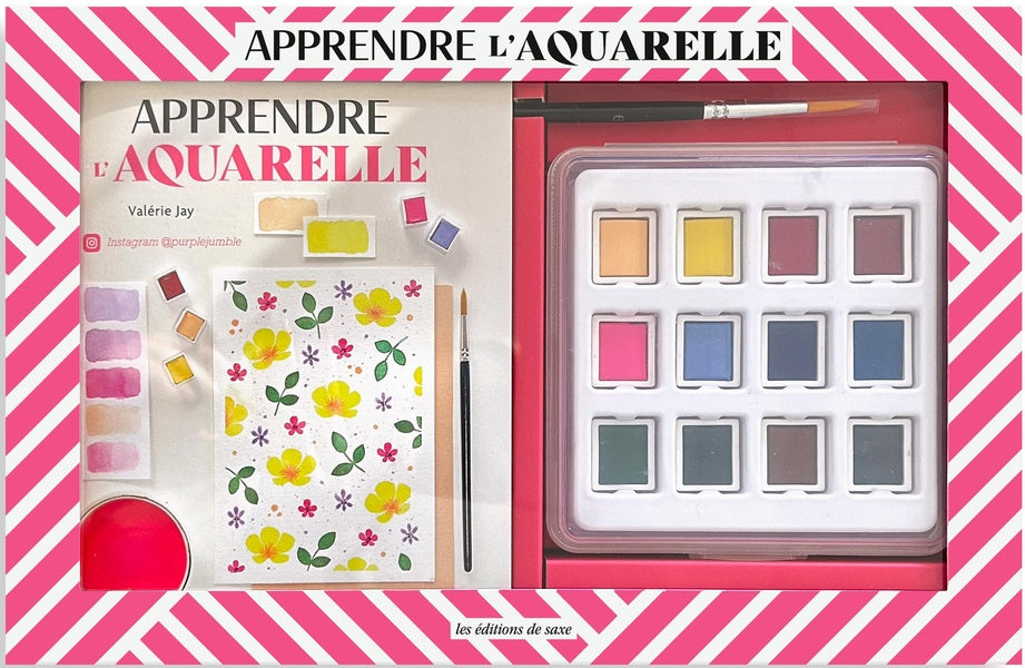 Coffret apprendre l'aquarelle