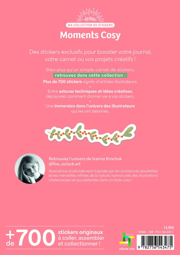 Ma collection de stickers : moments cosy : Dessins créés avec amour par @five_oclock.art