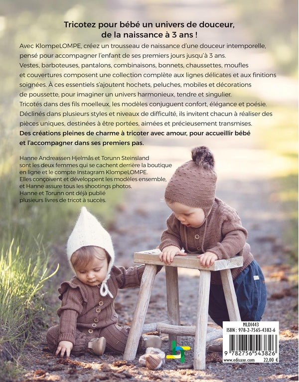 Jolis vêtements de bébé au tricot : 54 modèles en taille 0-3 ans