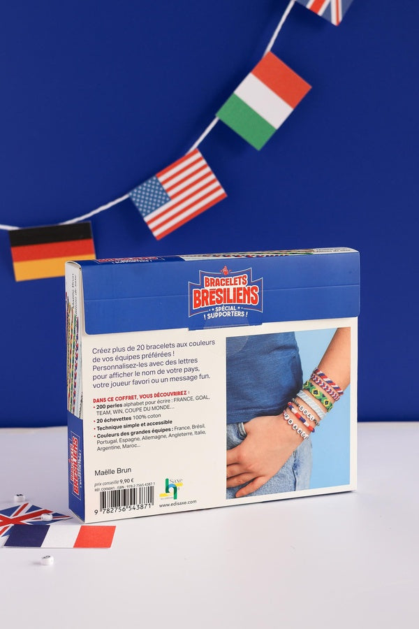 Mes bracelets brésiliens spécial supporters