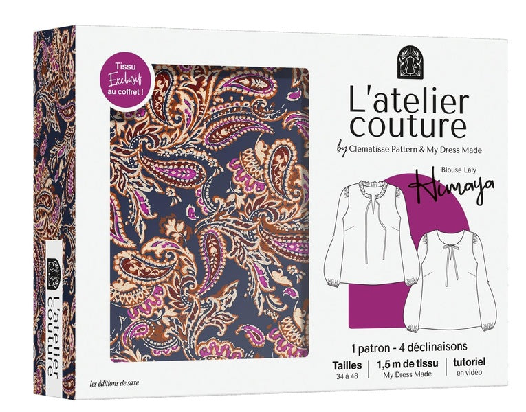 Coffret L'atelier couture Blouse Laly Himaya