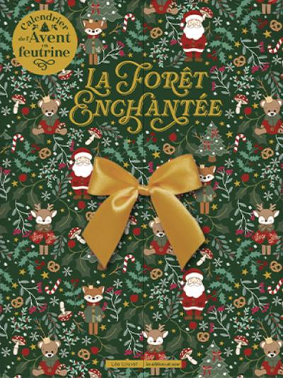 Coffret mon calendrier de l'avent en feutrine : La forêt enchantée