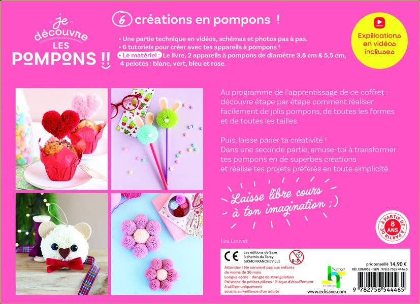 Coffret Je découvre les pompons