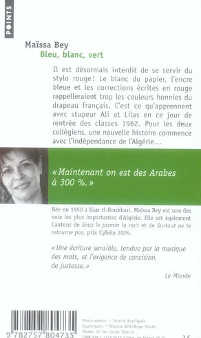Bleu, blanc, vert