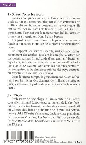 La Suisse, l'or et les morts